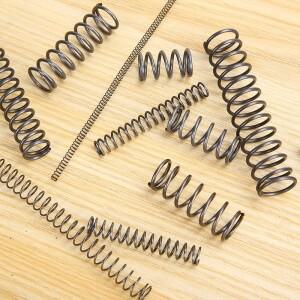 원통형 나선형 코일 로터 복귀 압력 긴 압축 기계 스프링 65Mn 강철 300mm 와이어 직경 1.5-4.0mm