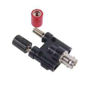 바인딩 포스트 RF 동축 케이블 스플리터 커넥터 BNC 어댑터 수 플러그 듀얼 바나나 잭 소켓