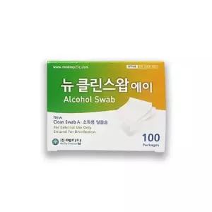 클린 100개입 알코올닦음 휴대폰소독 1개 스왑 알콜스왑