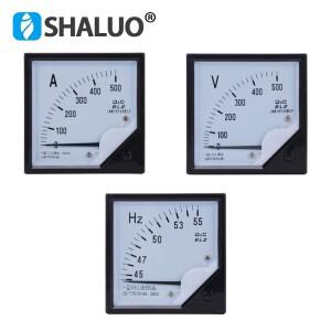 6L2 경유 발전기 전압계 전류계 주파수 헤르츠 포인터 미터 디지털 패널 500A 55HZ