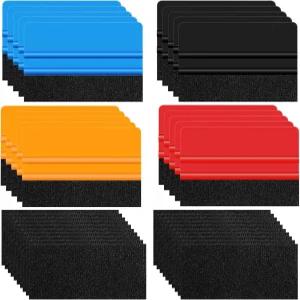 자이언트리 20팩 비닐 랩 스퀴지 4인치 펠트 엣지 윈도우 필름 틴트 데칼 어플리케이터 스크레이퍼 도구