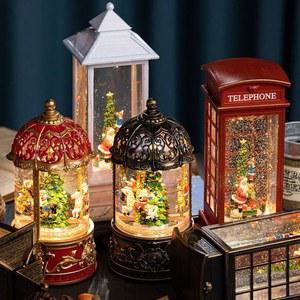 크리스마스 스노우볼 오르골 회전목마 워터볼 회전 눈내리는