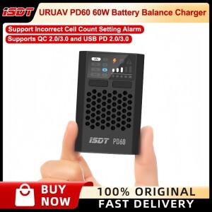 ISDT PD60 60W 스마트 RC 배터리 충전기 - 리포 리HV 리페 니마(1-6S)용 타입-C PD 고속 | 드론  자동차용