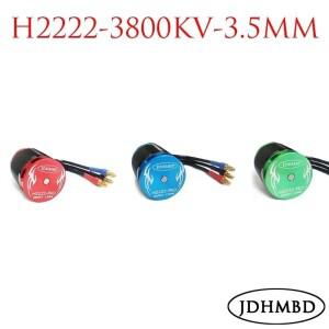 JDHMBD 450 브러시리스 모터, Trex AZLRC X360(3S) 헬리콥터용, 3800KV-2222-3.5MM