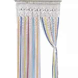 라메 문발 손으로 짠 커튼 태트리 벽장식 가리개 가림막 웨딩 코튼 보헤미