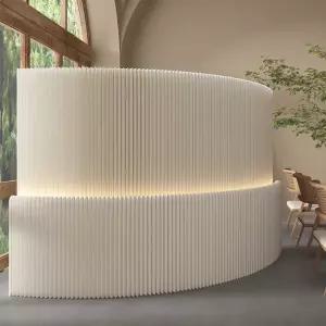 종이파티션 사무실 전시회 템바보드 종이 공간분리 라이브방송