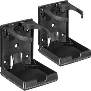 대부분의 사이즈 머그 물병 음료에 적합한 Spurtar 2pcs 보트 컵 홀더 트럭 RV 밴 캠퍼 카라반용 접이식 벽