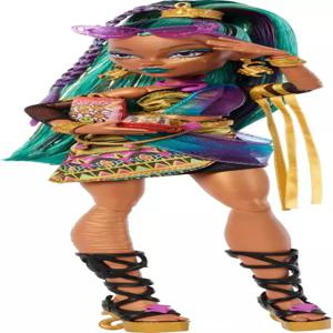 몬스터 하이 네페라 드 나일 인형 애완동물 스카라브 럭셔리 드레스를 입은 로열 미라 지갑 노트북