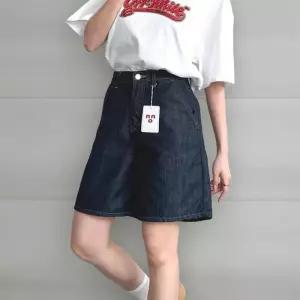 [신상오픈런]여성 비비드 와이드 숏 청바지 여름 스티치 디자인 (34705965)