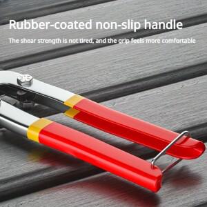 1pc 헤비 듀티 항공 금속 가위, 산업 및 가정용 탄소강 커터, 안전 그립, 정확하고 내구성