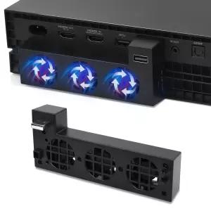 Xbox One X 콘솔과 호환되는 USB 냉각 팬 3개의 팬과 2.0 포트가 있는 X와 시스템 - X와만 호환됩니다