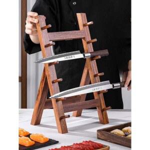 사시미칼 거치대 백송 일식 칼거치대 진열대 칼집 횟집