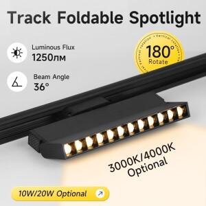 Led 트랙 조명 천장 110V 220V 레일 10W/20W Spotes 홈 부엌 침실에 대 한