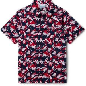 컬럼비아 보이즈 래피드 리버스 프린트 반팔 셔츠