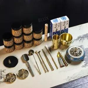 문양 침향 가루 세트 힐링 향도세트 도구 향로