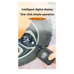 B72A 자전거 펌프 전기 미니 휴대용 디지털 압력 게이지 PSI 타이어 팽창기 도로 바이크 오토바이