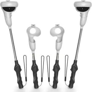 고릴라 태그 퀘스트 2용 확장 가능한 긴 팔 Oculus VR 액세서리 막대기 컨트롤러 부착물 처리