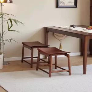 등받이없는 식탁의자 원목 보조 나무의자 스툴 현관