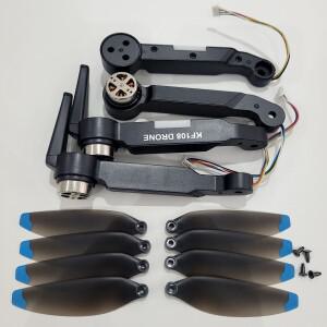 KF108 MAX PRO 드론 예비 부품 모터 암(엔진 포함) RC 쿼드콥터 암 액세서리