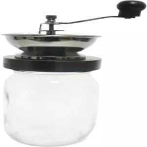 메이슨 병이 있는 리먼의 수동 커피 그라인더 보관 편안한 그립 조용하고 매끄러운 비전기 핸드 크랭크