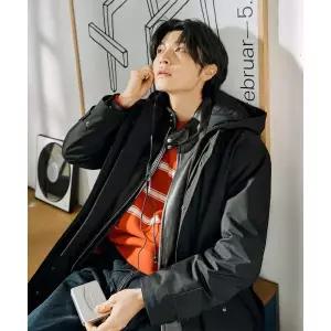 빈폴 BEANPOLE MEN 후드 디태처블 코트 블랙 BC5130CP25 440649