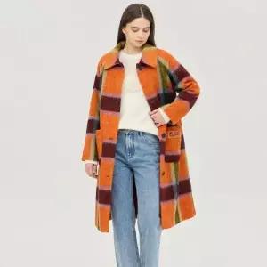 [백화점정품] 26년NEW 베네통 아카이브 체크 코트 BACTA8561