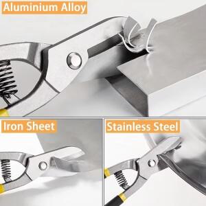 1PC 헤비 듀티 주석 가위 금속 와이어 킬 알루미늄 판금 커터 항공 수공구