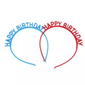 MDD 해피버스데이 컬러머리띠 1P 파티소품 어린이집