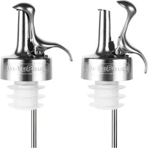 와인 병 마개 푸어 2 in 1 샴페인 바 재사용 가능한 보존기 알코올 최고의 크리스마스 및 생일 선물용