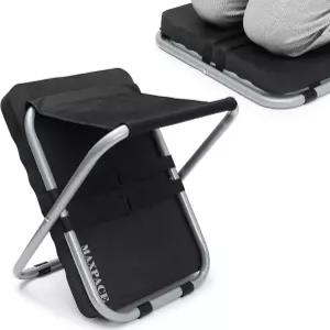 맥스페이스 가든 무릎 보호대와 접이식 정원 의자 2개 1개 매우 두꺼운 부드러운 방수 기능이 있는 편안한