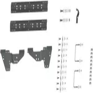 맞춤형 설치 브래킷으로 다섯 번째 휠 히치 유니버설 마운팅 레일을 장착한 B W 트레일러 RVK2500
