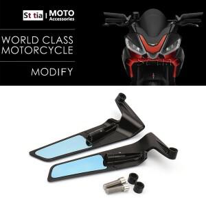 바이크 오토바이 알루미늄 윈드 윙 조절식 회전 백미러, Aprilia Tuono 660  - TUONO
