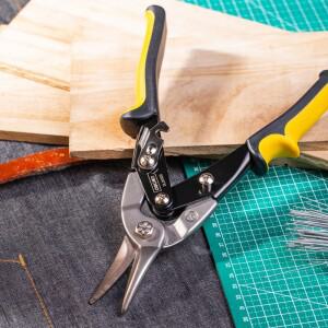 항공 가위 다기능 주석 판금 자르기 왼쪽 오른쪽 직선 산업 작업 전문 수공구