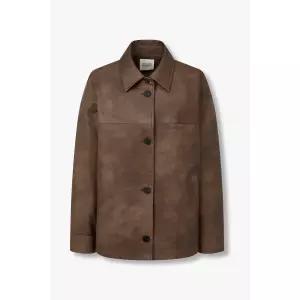 [매장정품] STUDIO TOMBOY 신세틱레더 워싱자켓(9166161872AR)