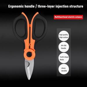 2/1 고탄소강 가위, 가정용 전기 직물 종이 및 케이블용 스트리핑 와이어 절단 도구