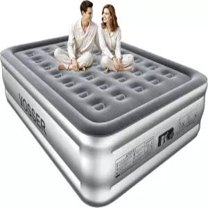 펌프가 내장된 VOSSER 에어 매트리스 퀸 3분 만에 폭파 18인치 높이의 셀프 인플레이터 가정용 휴대용