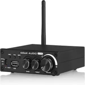 Douk 오디오 M1 PRO 320W 블루투스 파워 앰프 2채널 무선 수신기 홈 스테레오 스피커/액티브 서브우퍼