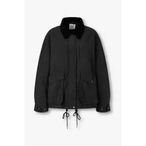 [매장정품] STUDIO TOMBOY 봄신상 코듀로이 배색 워시드 패딩 점퍼_블랙 9176113984