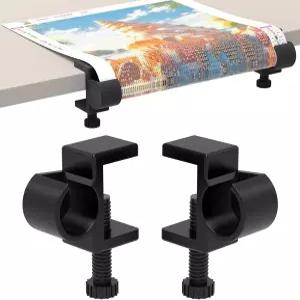 GFYYBKJ 다이아몬드 페인팅 캔버스 테이블 클램프 세트 롤 홀더 아트 키트 및 공예 액세서리 DIY 화가를