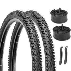 하이클라인 산악 자전거 교체 타이어: 접이식 오프로드 라이딩을 MTB 트레일 26x2.125인치(56-559mm) 지원합니다 부틸 타이어로 고무 및 내마모성