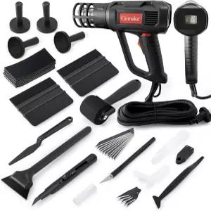 히트건 16FT 코드 스펀지 롤러 자석 홀더 비닐 터킹 도구 틴트 스퀴지 자동차 랩 그래픽 및 데칼 설치용