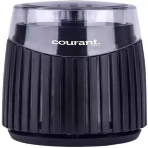 쿠란트 전기 커피 그라인더 원터치 원두 및 향신료 튼튼한 스테인리스 스틸 블레이드 내구성 베이스