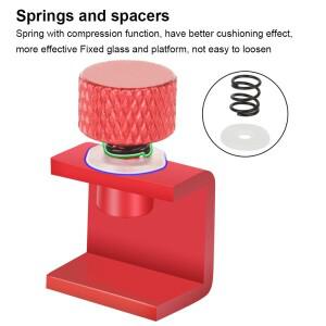 XCR3D 유리 가열 침대 클램프 3D 프린터 부품 Ultimaker UM 빌드 플랫폼 리테이너 용 히트 베드 플레이트