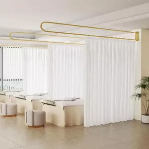 가림커튼 공간분리 파티션 침실 드레스룸 침대가림막