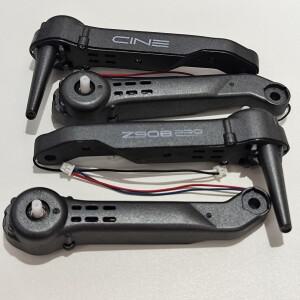 Z908 PRO 접이식 드론 예비 부품 풀 세트 모터 암 4개