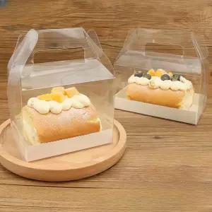 투명 롤케익 포장 케이스 포장박스 케이크