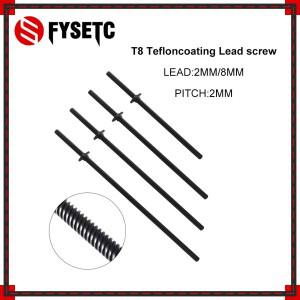 T8 PTFE Teflonto 리드 스크류 2mm/8mm, POM 너트 포함 Ender3 pro V2 사이드 와인더 X1 VORON 3D 프린터
