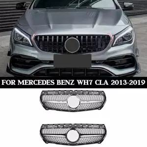 호환  메르세데스 CLA W117 2013-2019 CLA180 CLA200 CLA45 AMG GTR 스타일 레이싱 어퍼 그릴 자동차