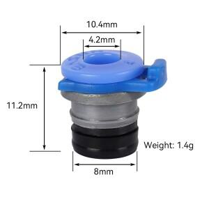 ECAS04 보우덴 피팅 ERCF V2.0 Voron M4 압출기 액세서리 3D 프린터 부품 용 내장 콜레트 클립