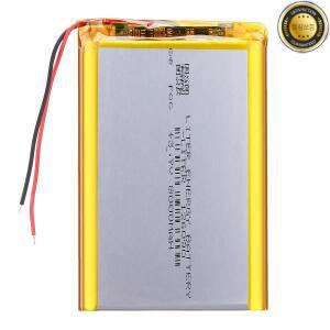 리터 에너지 배터리 126090 3.7V 리튬 폴리머 8000mah DIY 모바일 비상 전원 충전 보물